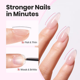 beetles Builder Gel for Nails clear bottle close-up
