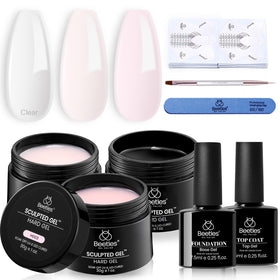 beetles Builder Gel Nail Kit with three gel colours and tools