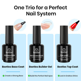 beetles Builder Nail Gel 15ml bottle side view