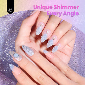 beetles Cat Eye Gel Nail Polish application with magnetic stick