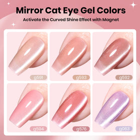 beetles Cat Eye Gel Nail Polish brown shade