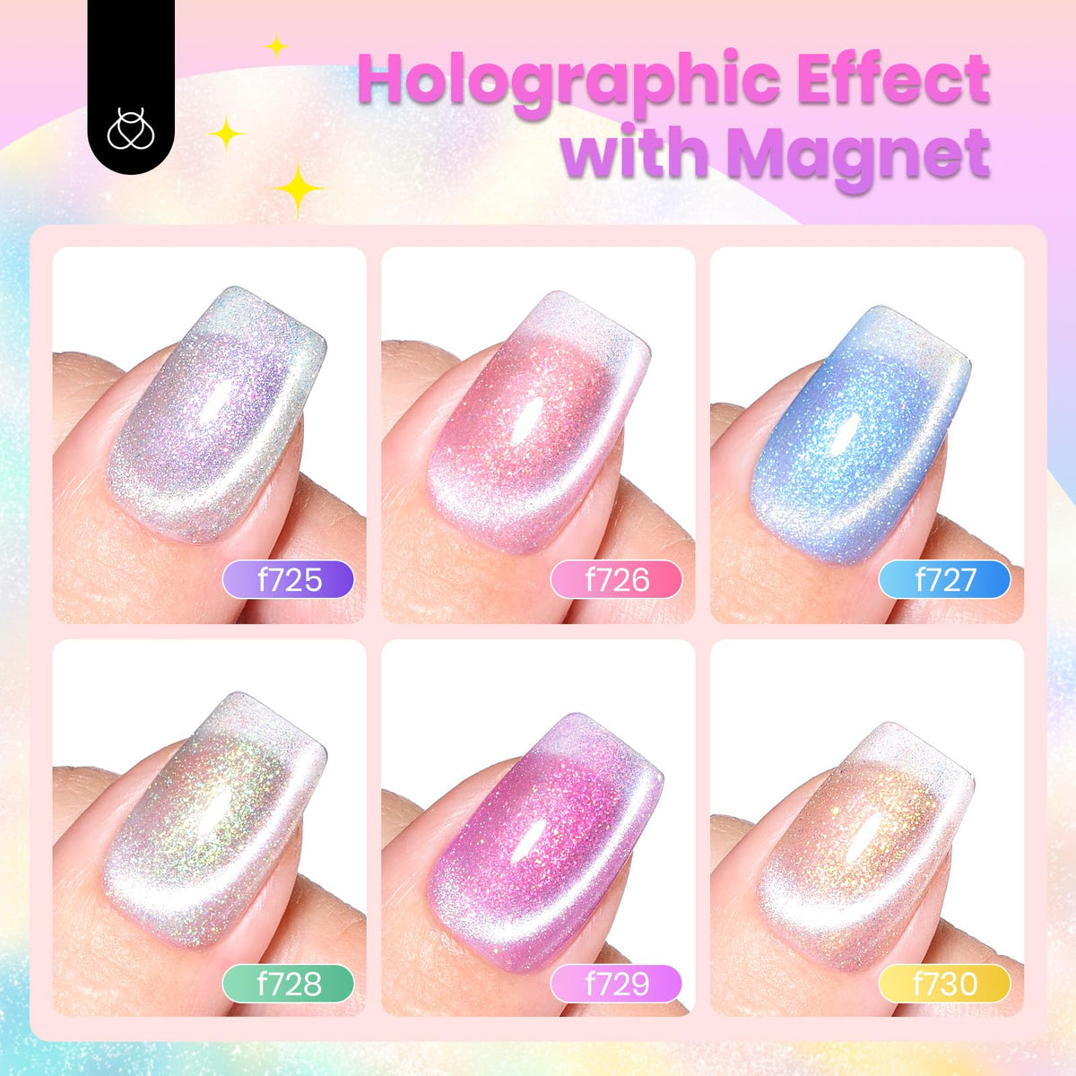 beetles Cat Eye Gel Nail Polish in various lighting conditions