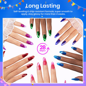 beetles Cat Eye Gel Nail Polish packaging and colours