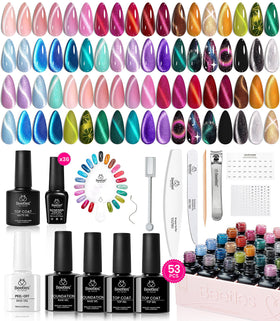 beetles Cat Eye Gel Nail Polish Set 36 colors front view