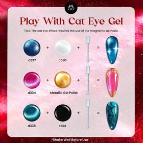 beetles Cat Eye Gel Nail Polish set packaging