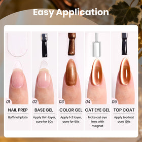 beetles Cat Eye Gel Nail Polish Set packaging
