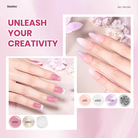 Beetles Cat Eye Gel Nail Polish Set packaging and accessories