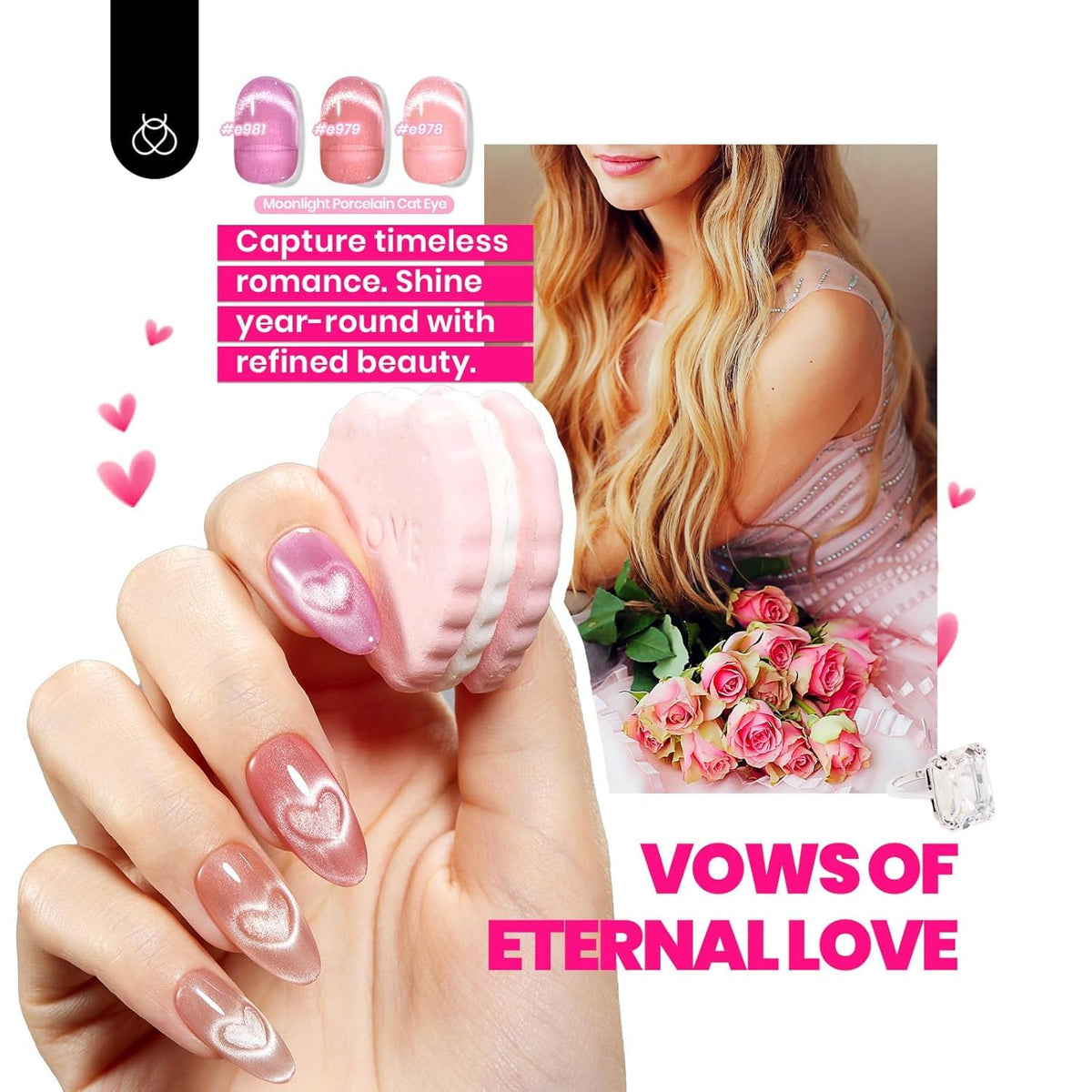 beetles Cat Eye Gel Nail Polish with included accessories