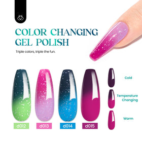 beetles Cat Eye Gel Polish application process with UV lamp