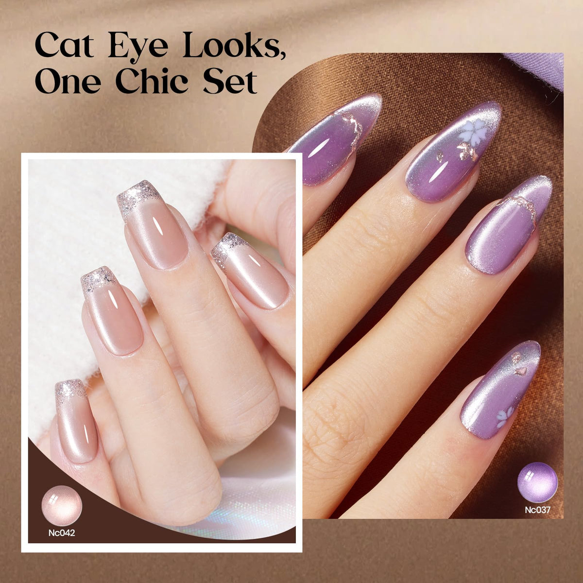 beetles Cat Eye Gel Polish curing under UV lamp