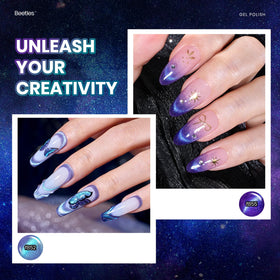 beetles Cat Eye Gel Polish magnetic effect demonstration