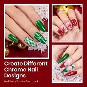 beetles Christmas Chrome Top Coat Kit packaging