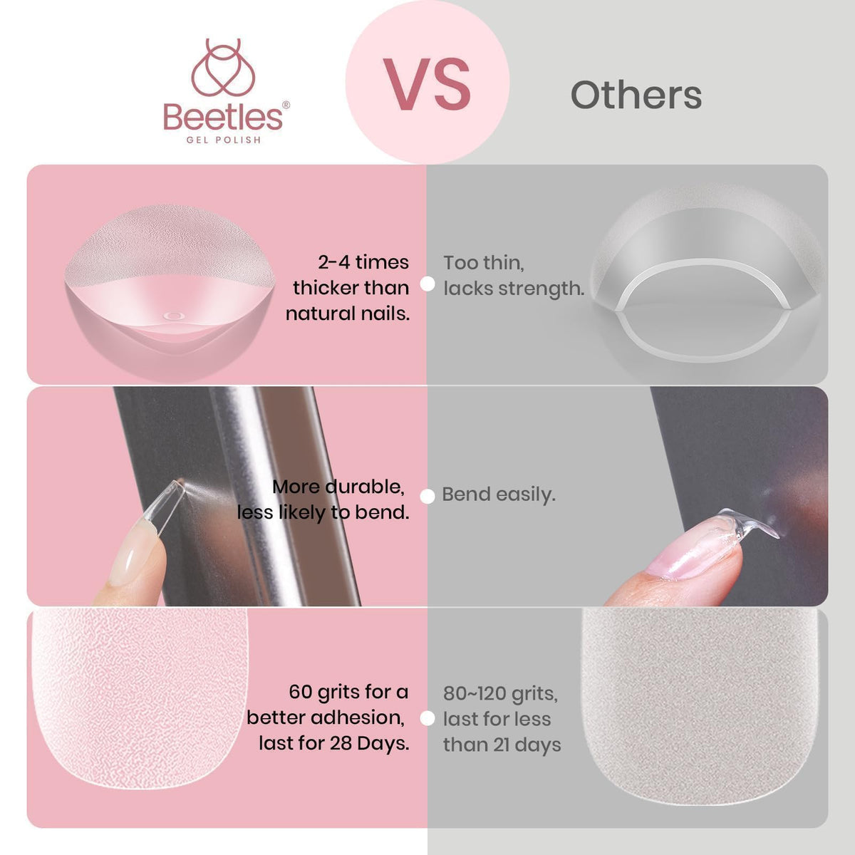 beetles Coffin Long Gel Nail Tips displayed with nail drill