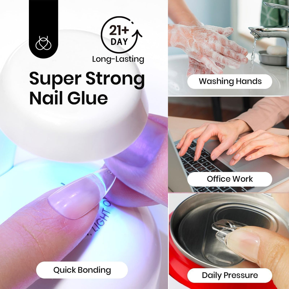 beetles crystal-clear top coat bottle front view