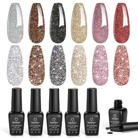 beetles Fall Glitter Gel Nail Polish Set packaging front view