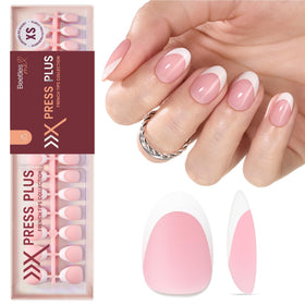 beetles French Tip Press On Nails 224 Pcs front view