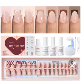 beetles Full Press On Nails Kit including nail tips and tools