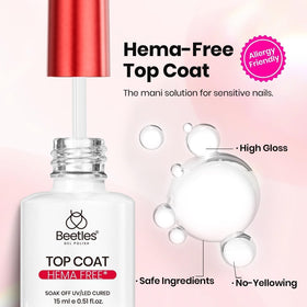 beetles gel nail application process showing precise use
