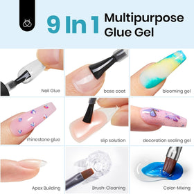 beetles Gel Nail Kit 504 pcs nail tips in various sizes