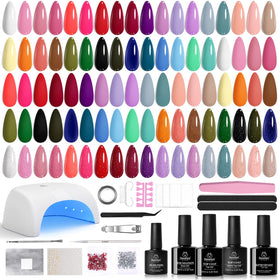 beetles Gel Nail Kit 54 Pcs with 32 gel colours and UV lamp