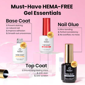 beetles Gel Nail Kit almond nail tips in packaging