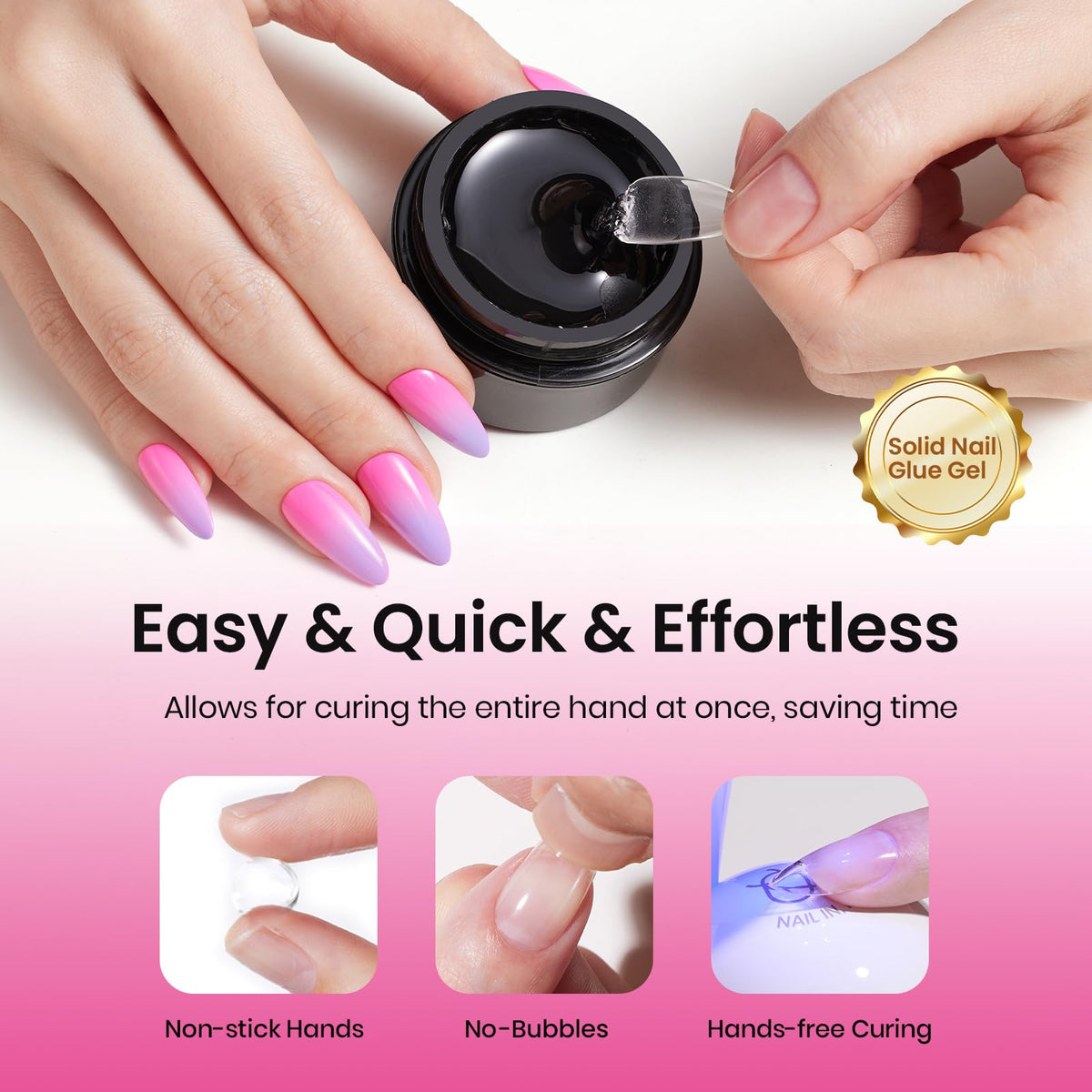 beetles Gel Nail Kit cuticle pusher and stickers