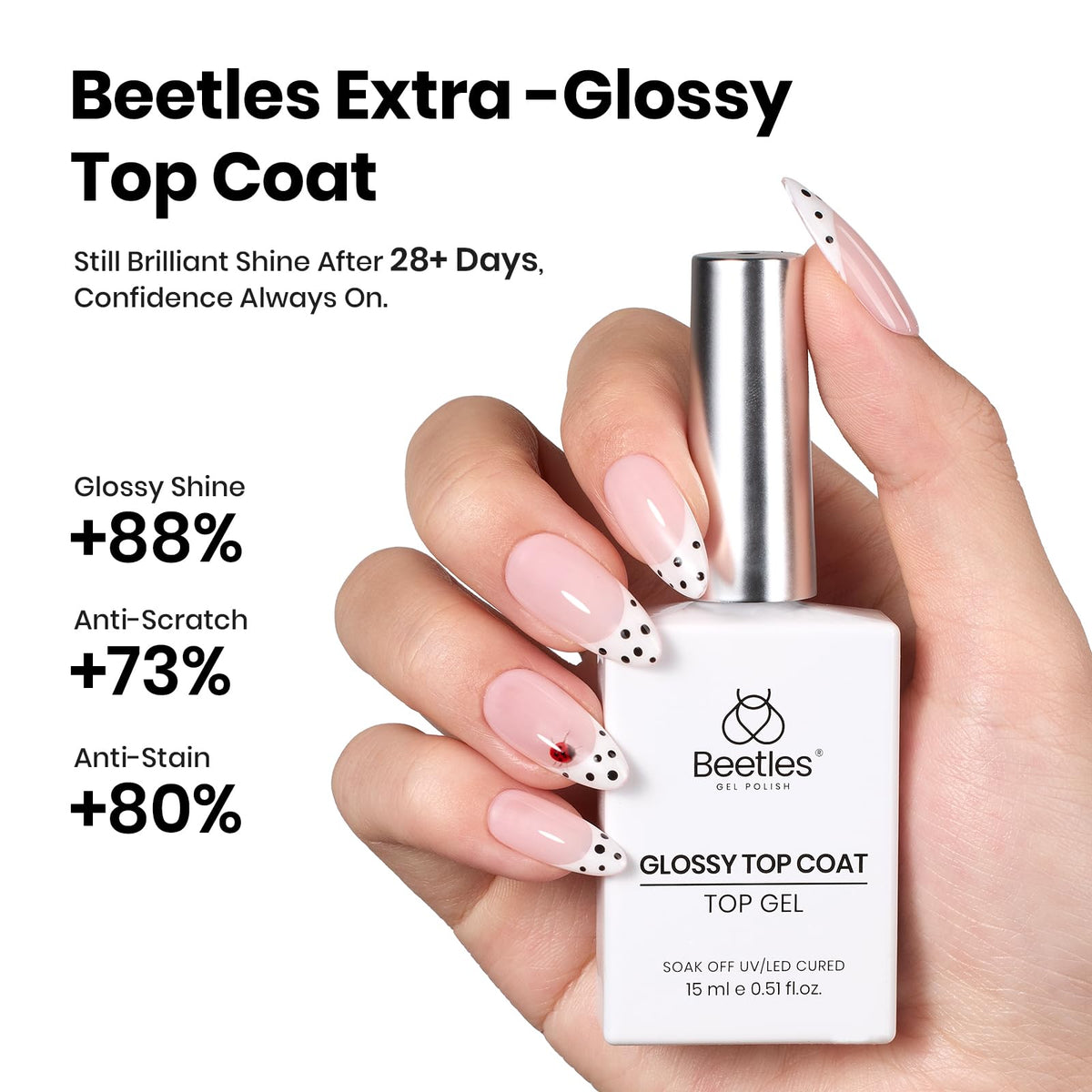 beetles Gel Nail Kit in use during manicure