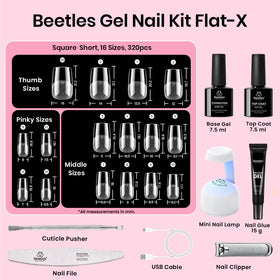 beetles Gel Nail Kit mini UV nail lamp