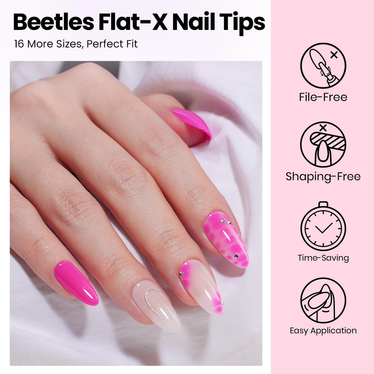beetles Gel Nail Kit nail clipper and file