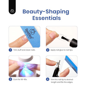 beetles Gel Nail Kit packaging display