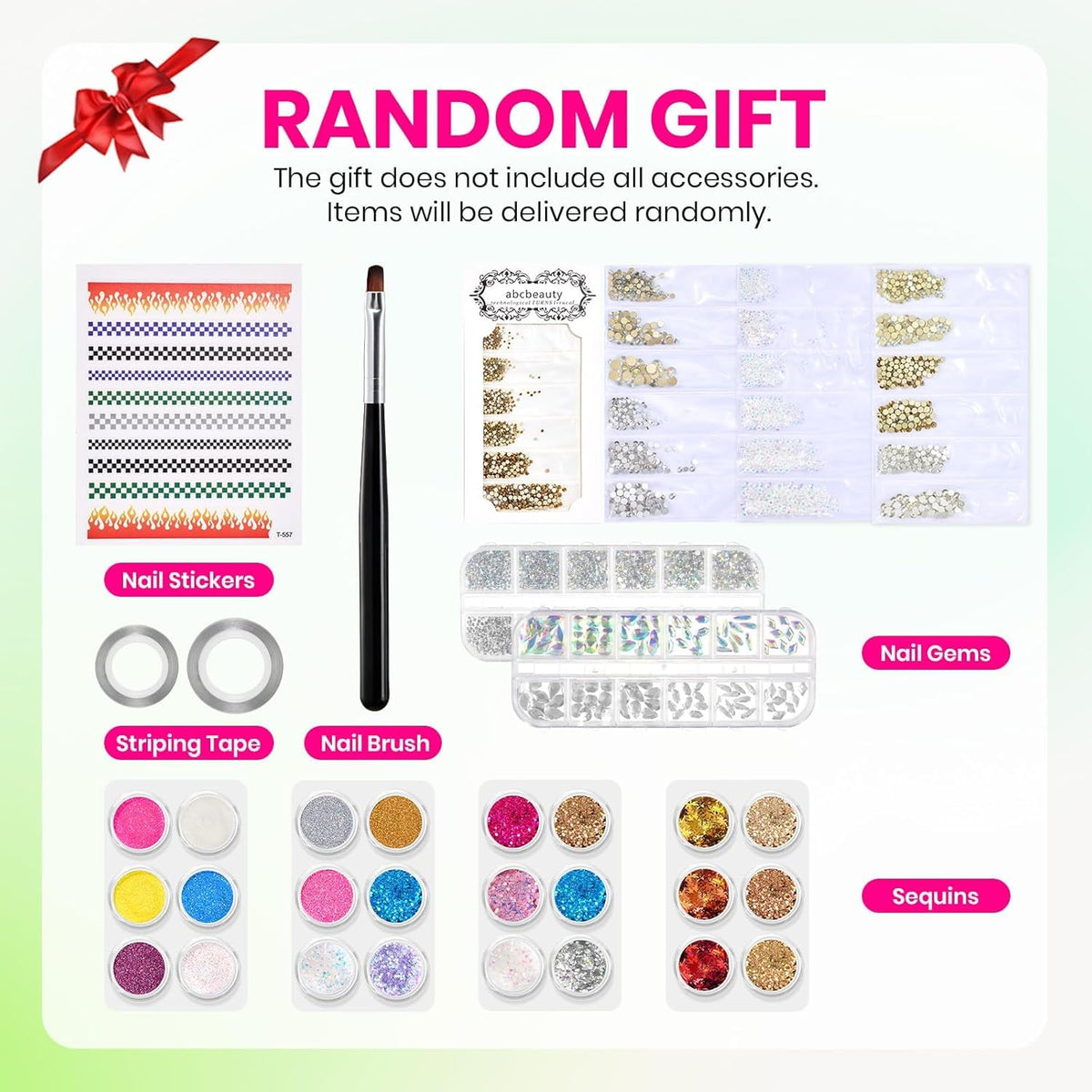 beetles Gel Nail Kit packaging with all components displayed