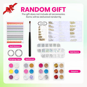 beetles Gel Nail Kit packaging with all components displayed
