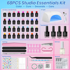 beetles Gel Nail Kit professional nail lamp and tools