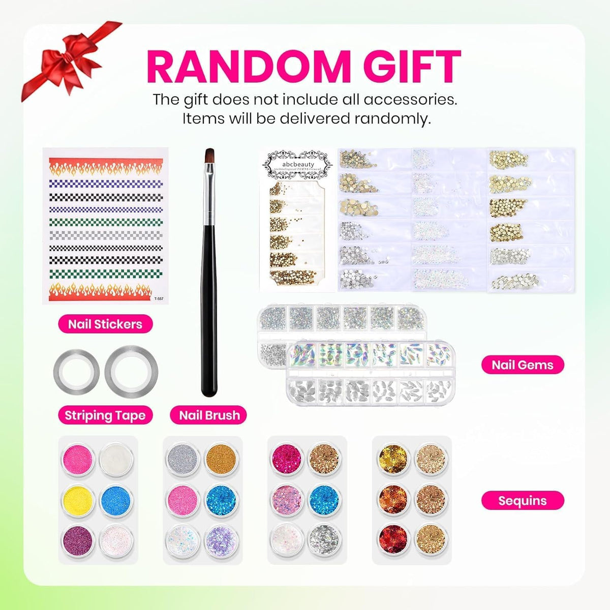 beetles Gel Nail Kit showing application process