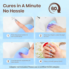 beetles Gel Nail Kit showing various gel polish colours