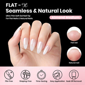 beetles Gel Nail Kit showing various nail tip sizes