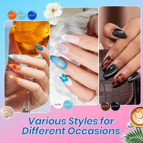 beetles Gel Nail Kit with base coat and top coats