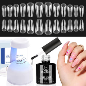 beetles Gel Nail Kit with UV lamp and nail tips