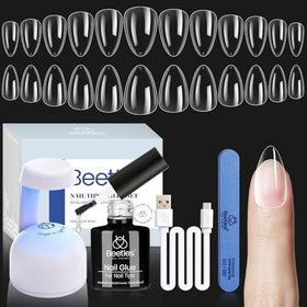 beetles Gel Nail Kit with UV lamp and nail tips