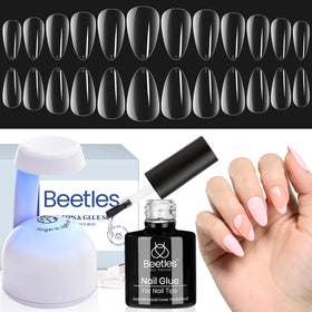 beetles Gel Nail Kit with UV LED lamp and nail tips
