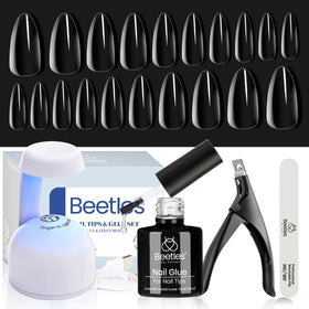 beetles Gel Nail Kit with UV/LED lamp and nail tips