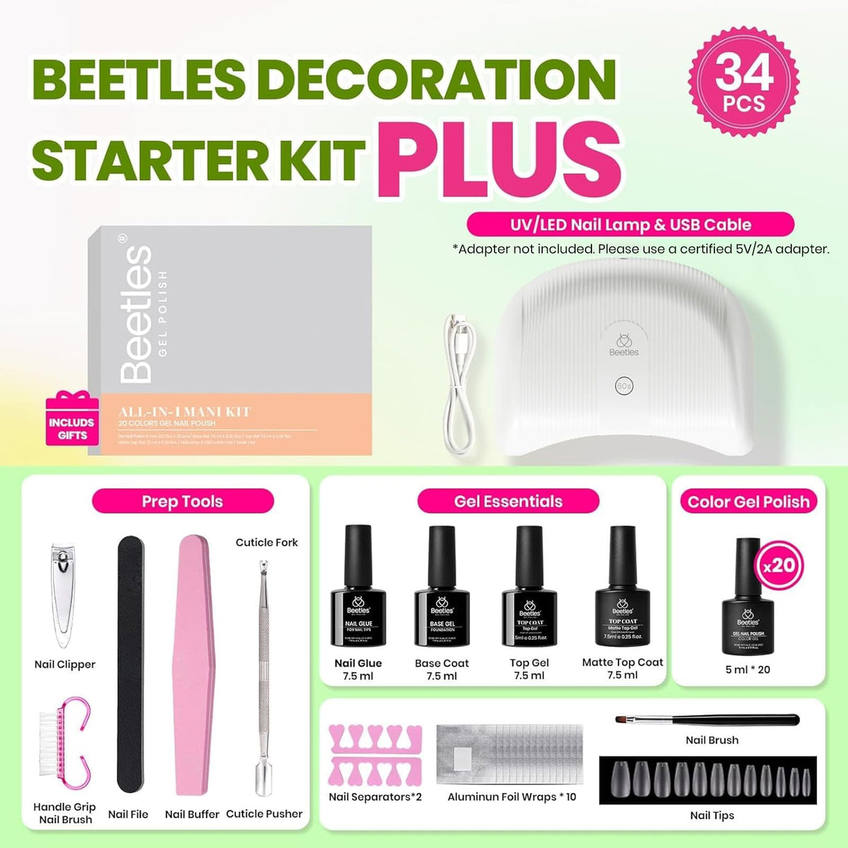 beetles Gel Nail Polish 20 vibrant colours display