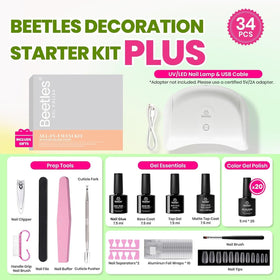 beetles Gel Nail Polish 20 vibrant colours display