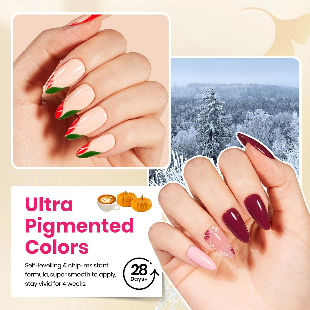 beetles Gel Nail Polish 36 shades displayed in a set