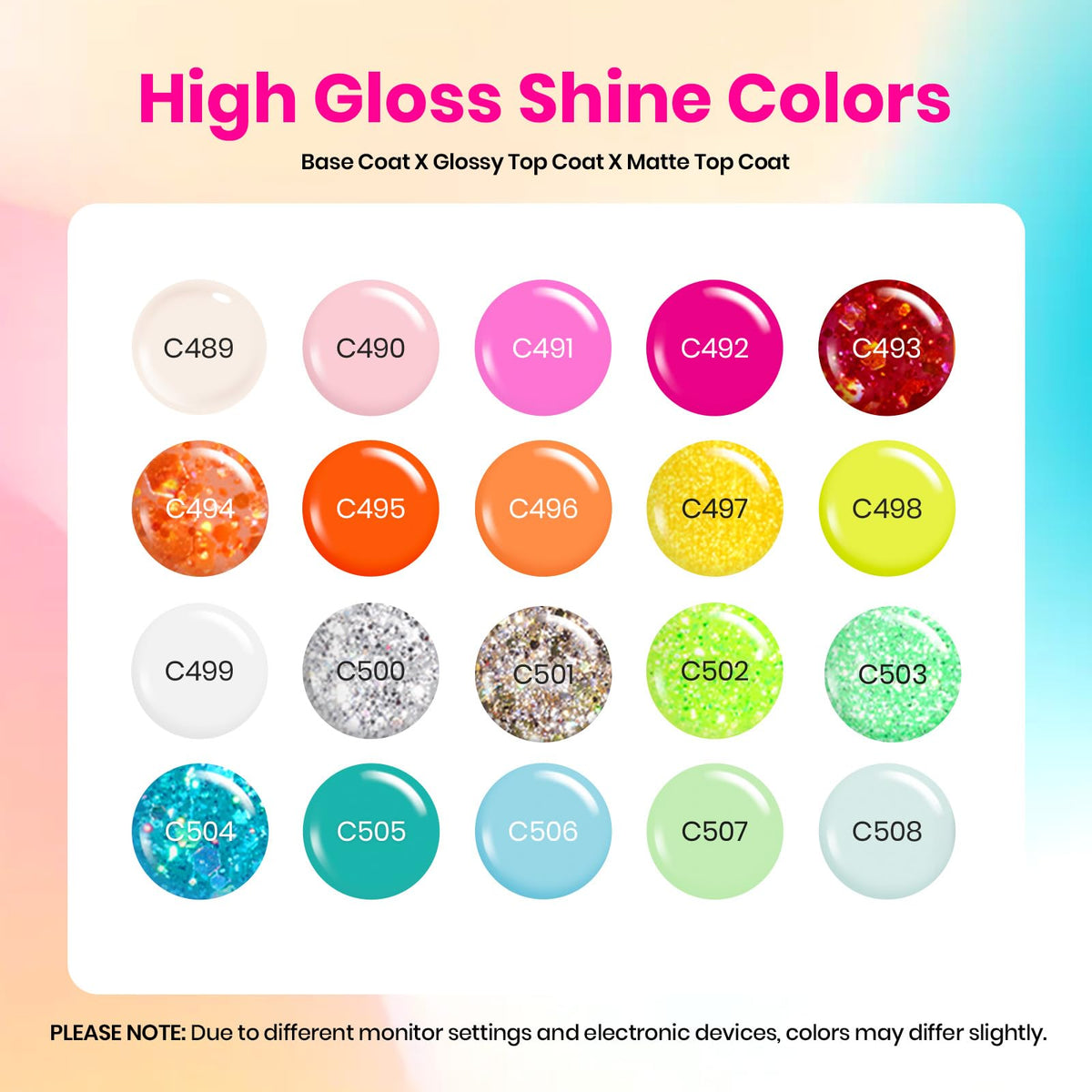 beetles Gel Nail Polish 5 ml bottles in assorted colours