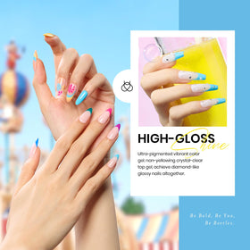 beetles Gel Nail Polish application on nails