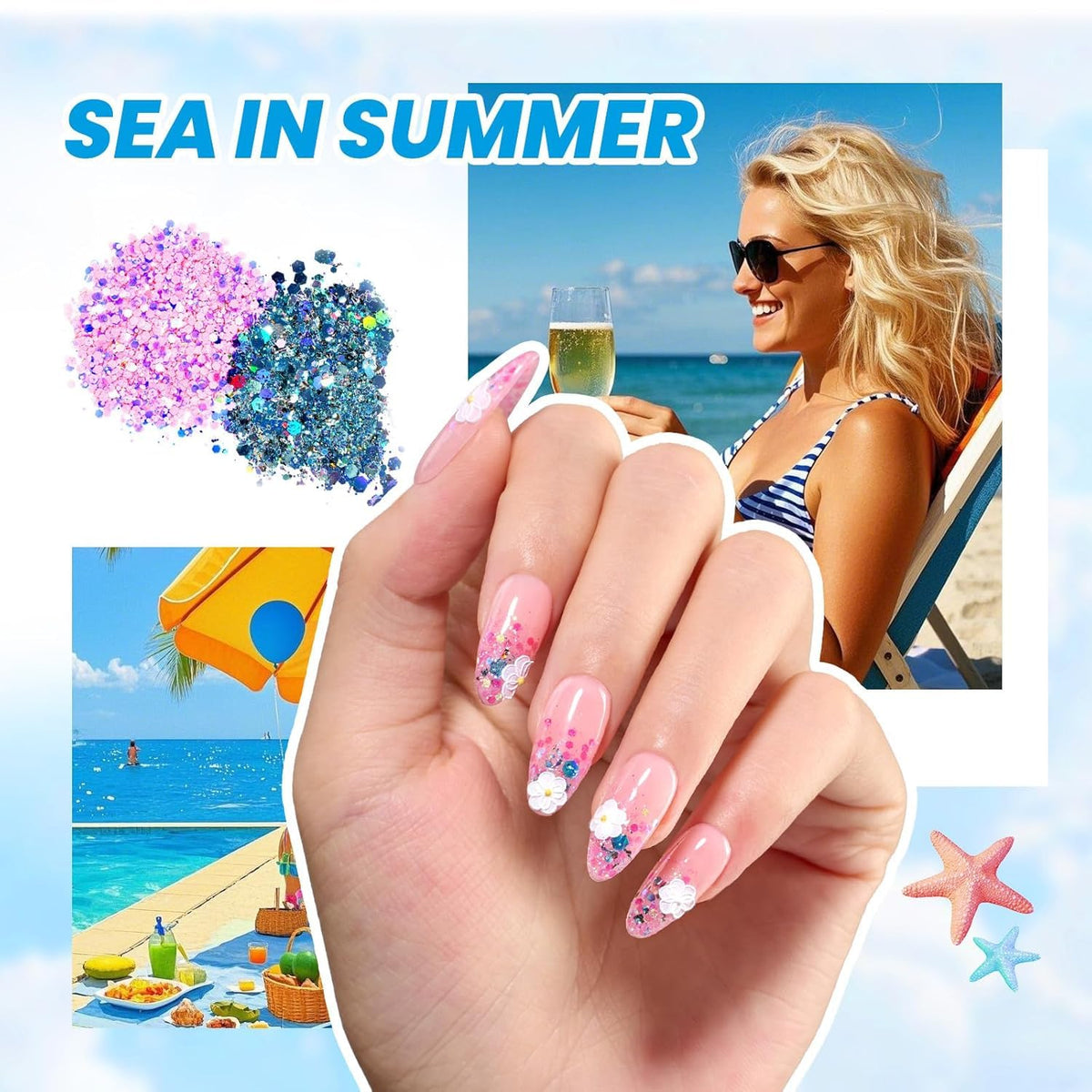 beetles Gel Nail Polish application on nails
