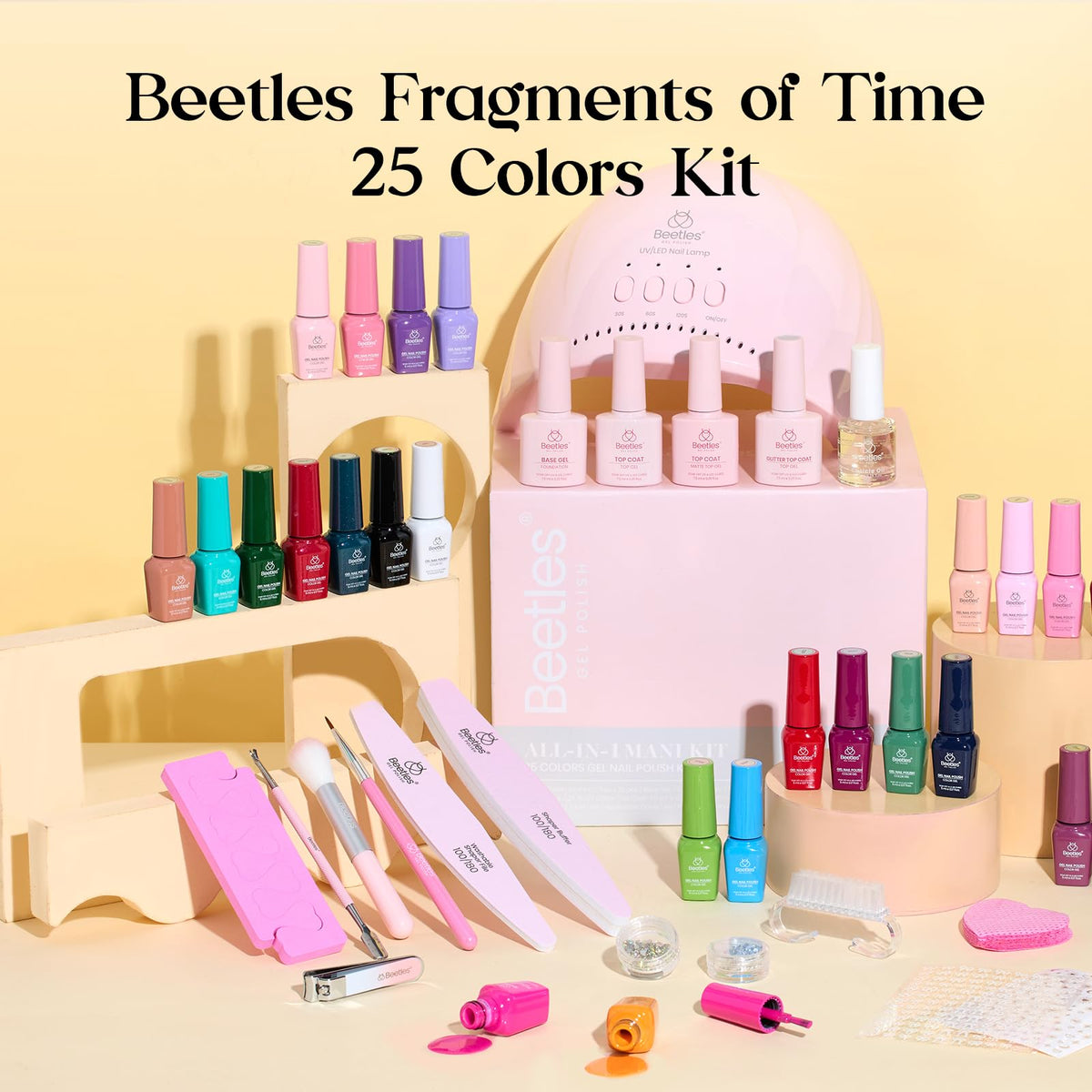 beetles Gel Nail Polish application process