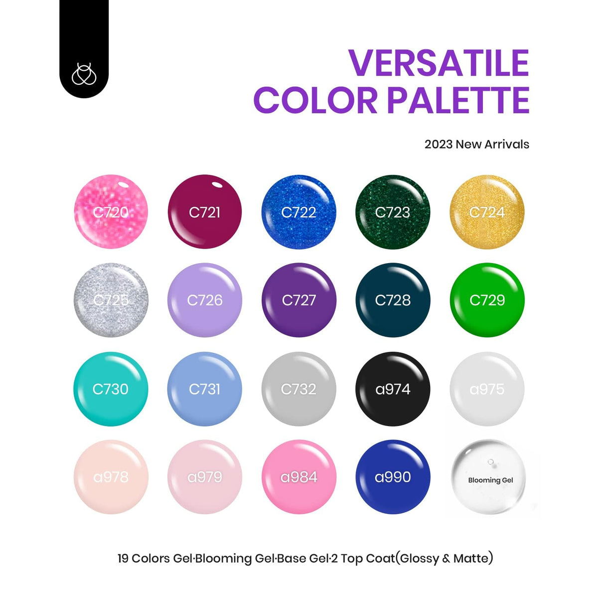 beetles Gel Nail Polish bottles in various colours