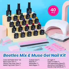 beetles Gel Nail Polish close-up of vibrant colours
